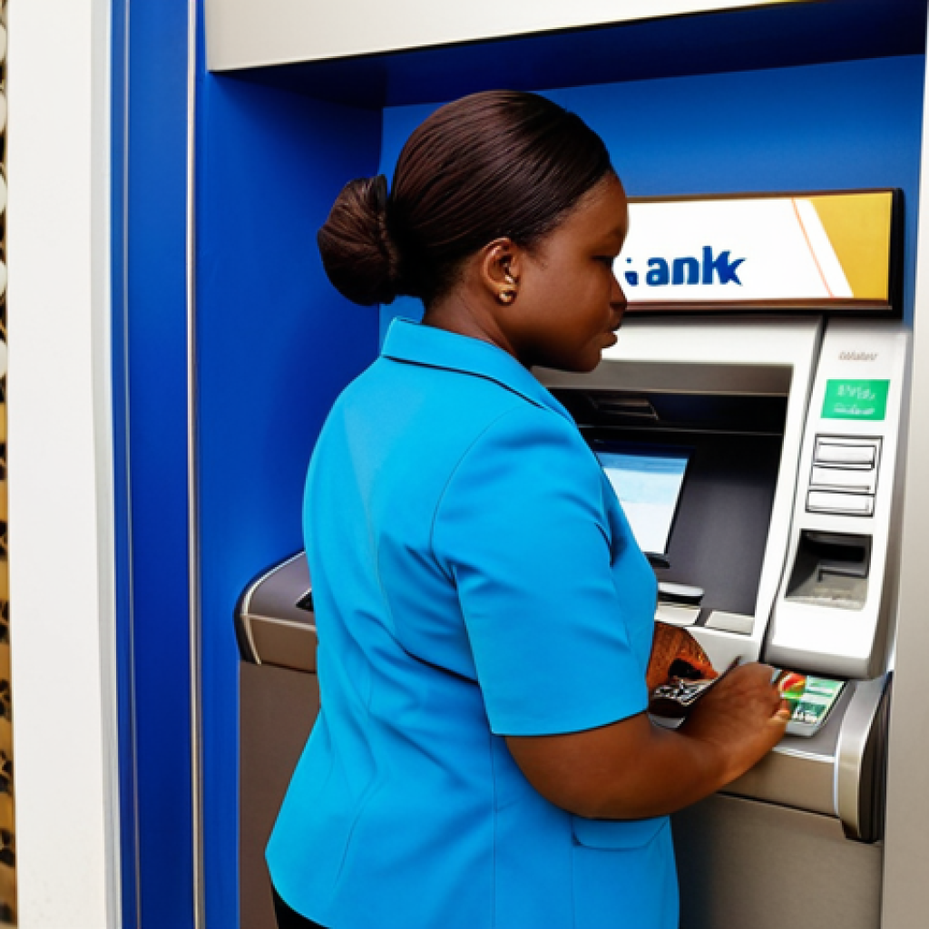 **

"A tourist withdrawing Angolan Kwanza from an ATM inside a modern bank in Luanda, Angola. The person is fully clothed in modest travel attire. The ATM has the logo of Standard Bank. The scene is well-lit and secure. Safe for work, appropriate content, professional photography, perfect anatomy, natural proportions, family-friendly."

**
